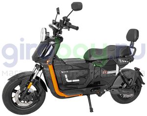 Электроскутер MAIKOLIN U2 PRO 1500W (60V/70Ah) - Чёрный фото №1