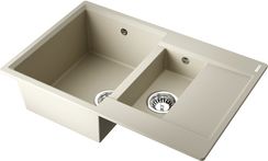 Мойка Daisen 78-2T-BE Tetogranit/ваниль(арт.4993529)