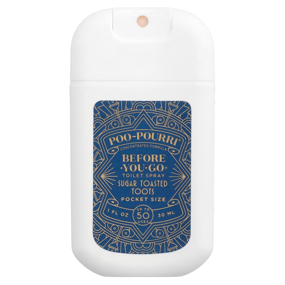 Poo-Pourri, Before-You-Go®, спрей-освежитель для туалета, с ароматом поджаренных с сахаром, 30 мл (1 жидк. унция)