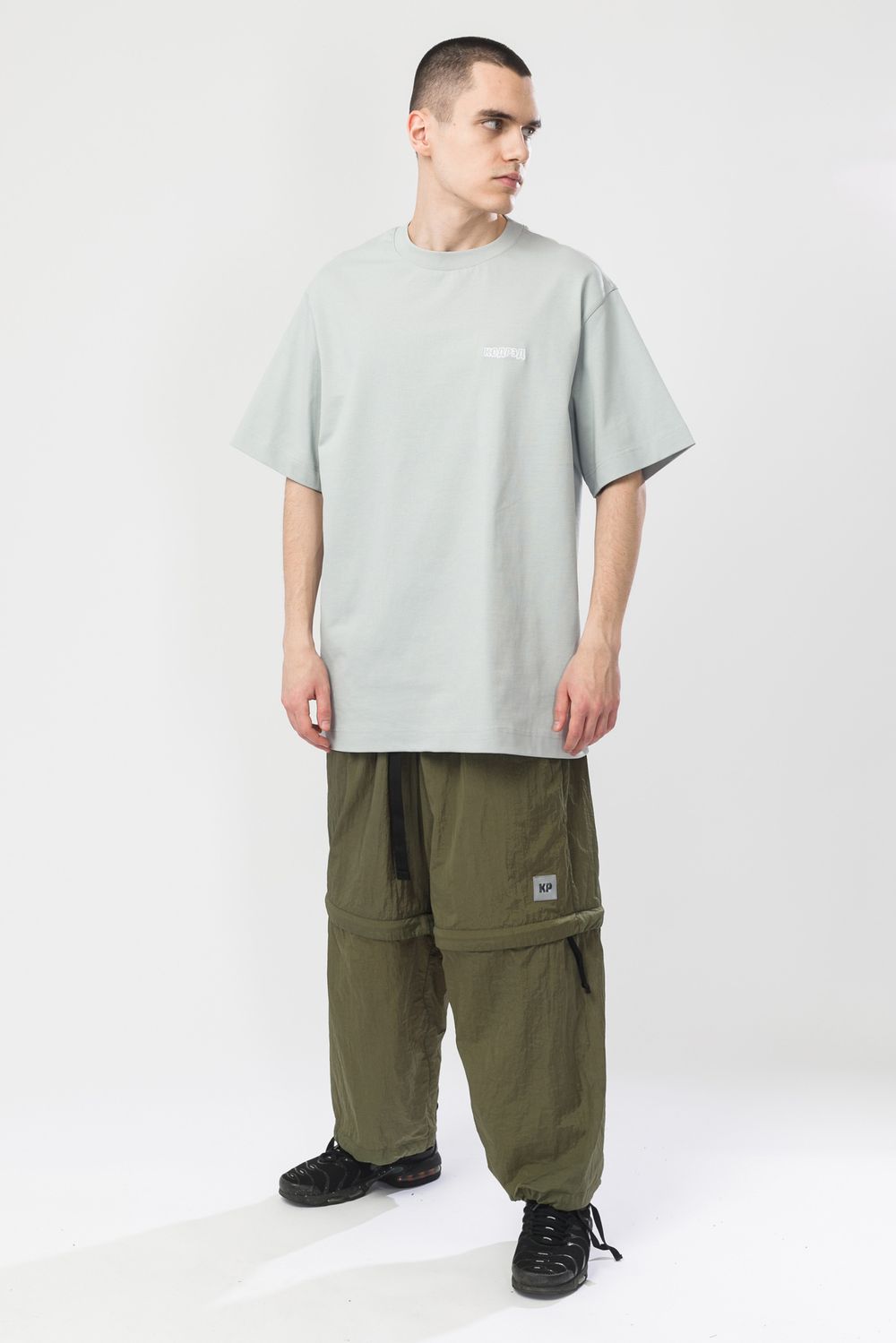 Футболка Codered Stage Пепельный/Белое Лого