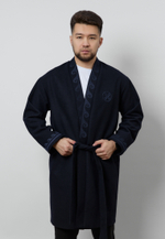 Шапан шерстяной OYU TOLQYN DARK BLUE