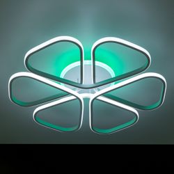 Citilux Сезар Смарт CL233A270E RGB Умная люстра Белая