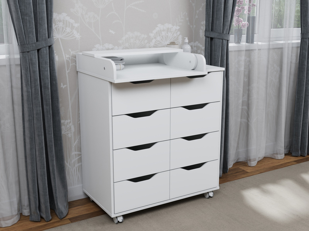 Комод со съемным пеленальным столиком Incanto Armonia цвет белый