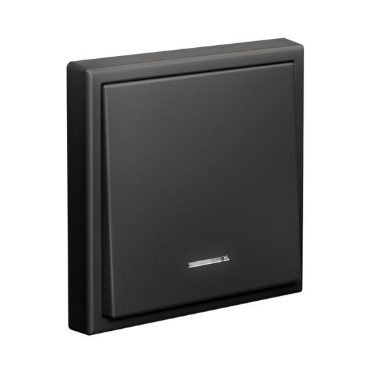 Выключатель 1-кл. ArtGallery 10AX с подсветкой быстрозажим. клем. механизм базальт SE GAL001413S