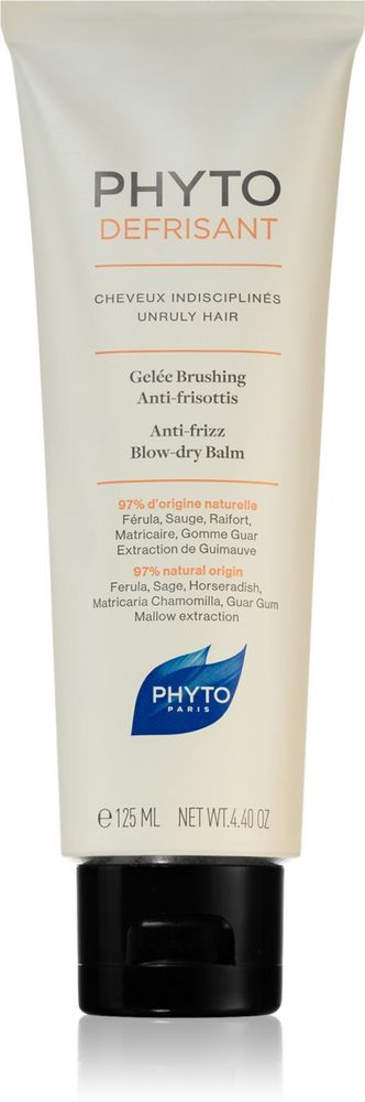 Phyto Phytodefrisant Anti-Frizz Blow-dry Balm - разглаживающий бальзам для непослушных и вьющихся волос /   125  ml  / GTIN 3338221007148