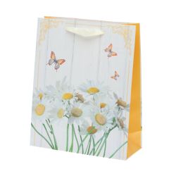 GAEM Пакет подарочный M (бумага 210г/м2, блок микс12шт), L26 W10 H32 см, 4в.