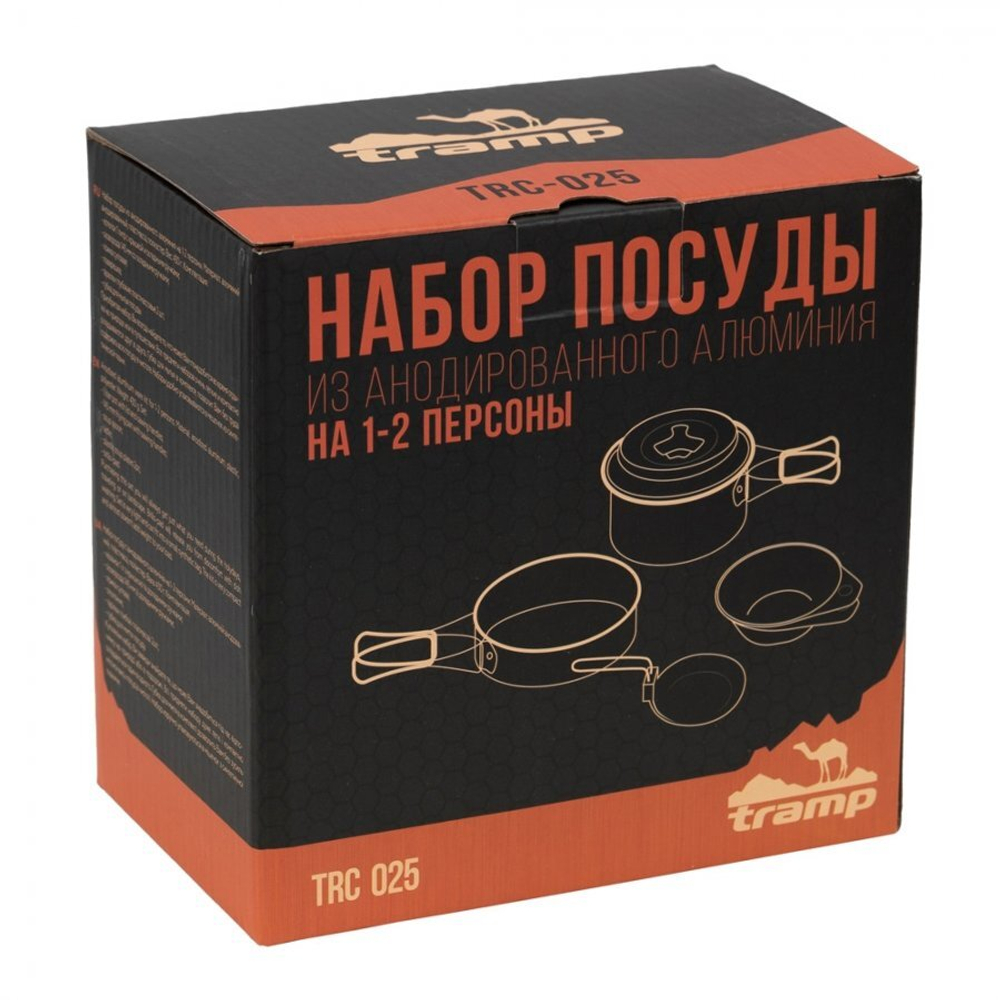 Набор посуды Tramp TRC-025 (анодированный алюминий)