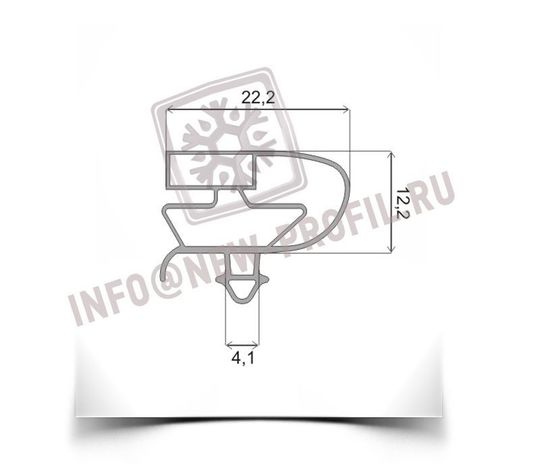 Уплотнитель для стола охлаждаемого 2х дверного Hicold GNE 11BT 430*410 мм (006)