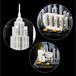 Конструктор LEGO Architecture 21066 Нью-Йорк — Большое Яблоко — фото 13
