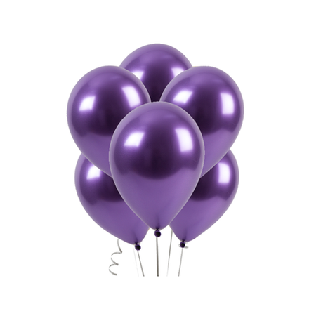Шары фиолетовые Хром Purple