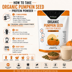 Probase Nutrition, Органический протеин из семян тыквы, без добавок, 1 фунт