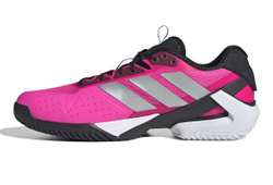 Мужские кроссовки теннисные Adidas Adizero Ubersonic 5 M NM - lucid pink/silver metallic/core black