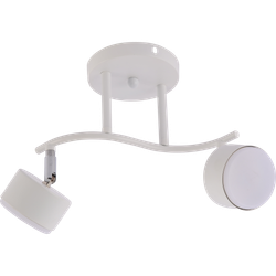 Светильник настенно-потолочный спот Rivoli Batty 7080-702 2хGX53 15 Вт поворотный | Споты-Подсветки