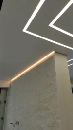 Световые линии профиль для натяжного потолка 30 мм х 6 м