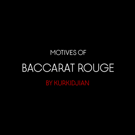 Мотивы Baccarat Rouge 540