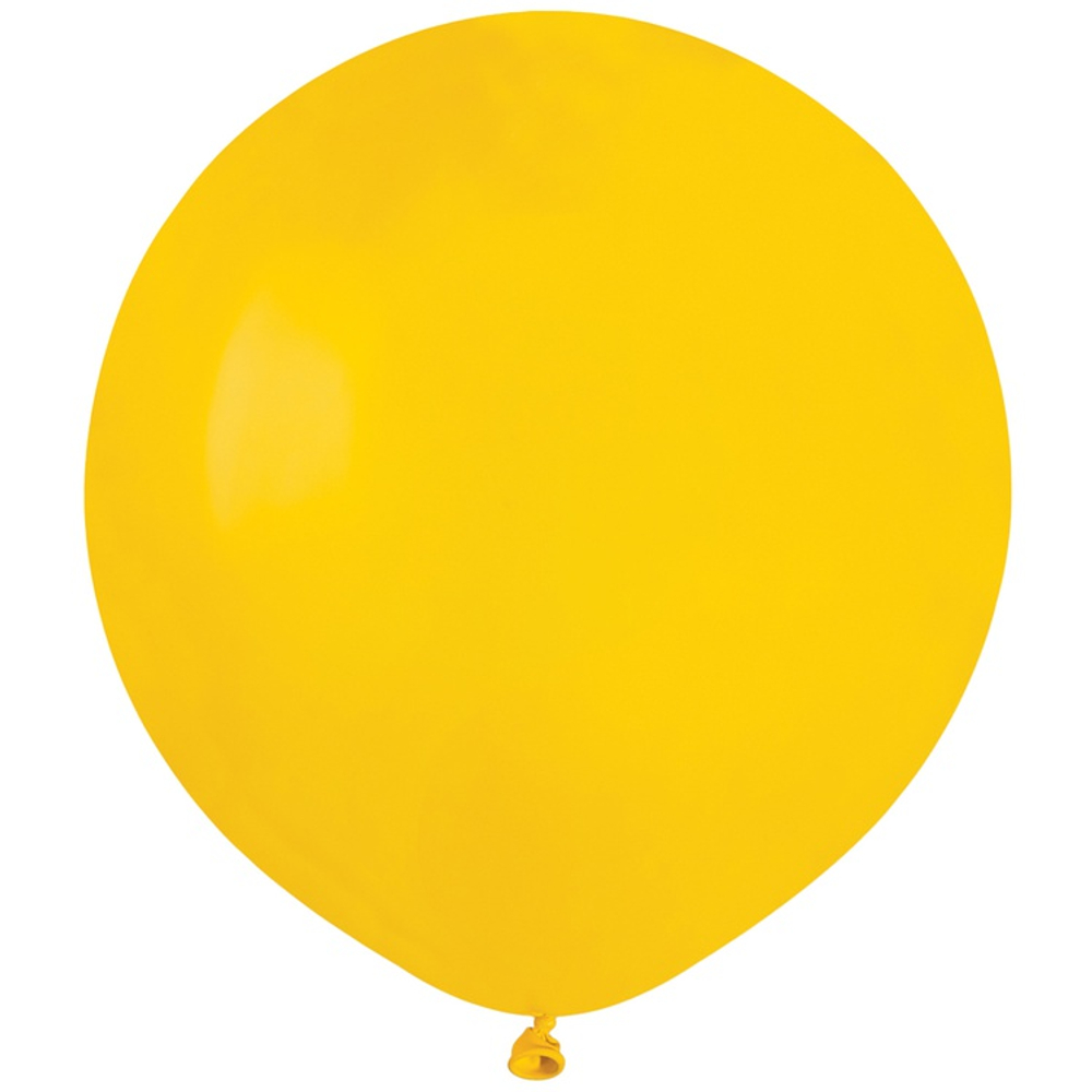 Шар латексный Пастель 48 см (Желтый)