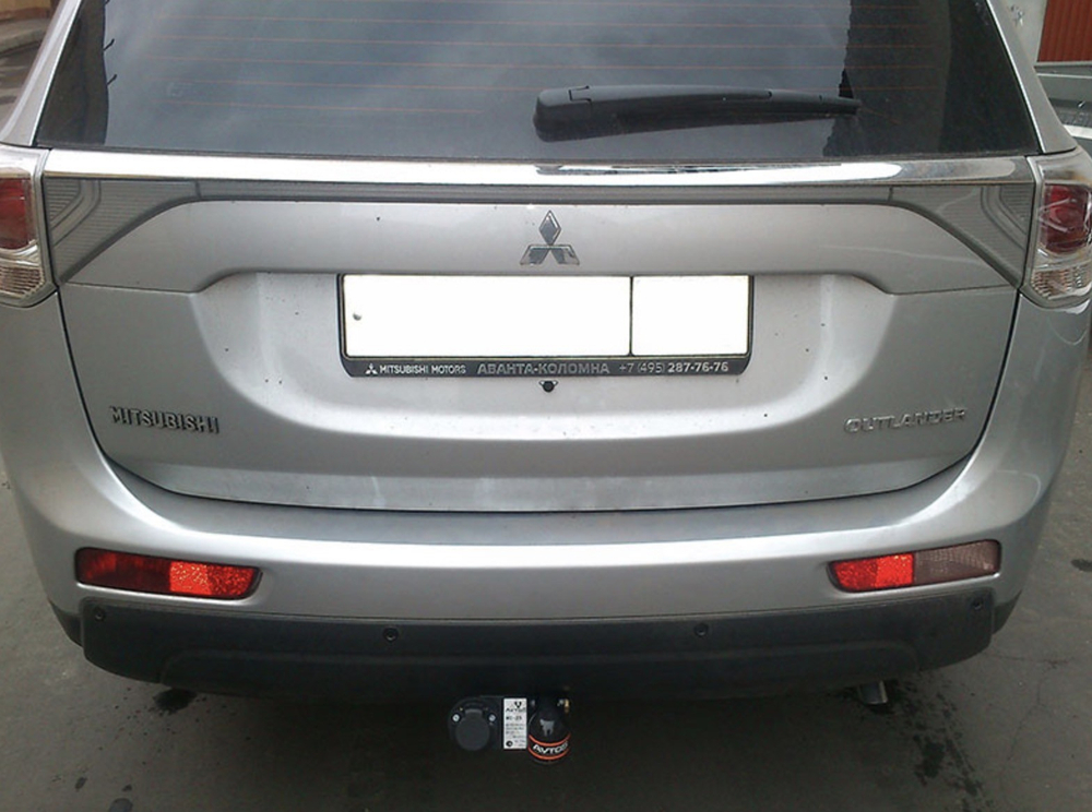 Фаркоп для Mitsubishi Outlander 2012-2019, 2019-2022 Тип шара: A. Нагрузки: 1500/75 кг, MI 25