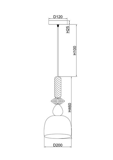 Подвесной светильник Freya FR5148PL-01GR
