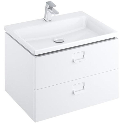 Тумба под раковину Ravak SD Comfort 80 подвесная, Белая глянцевая (X000001378)