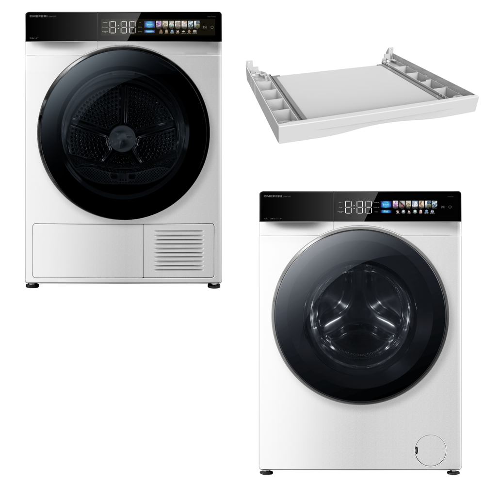 Колонна из стиральной и сушильной машин белая MS10WH82 COMFORT