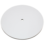 Подложка ЛХДФ 3мм с отверстием под ось Д16 белая