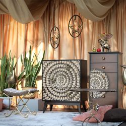 Тумба для обуви Heri 4 Каштан