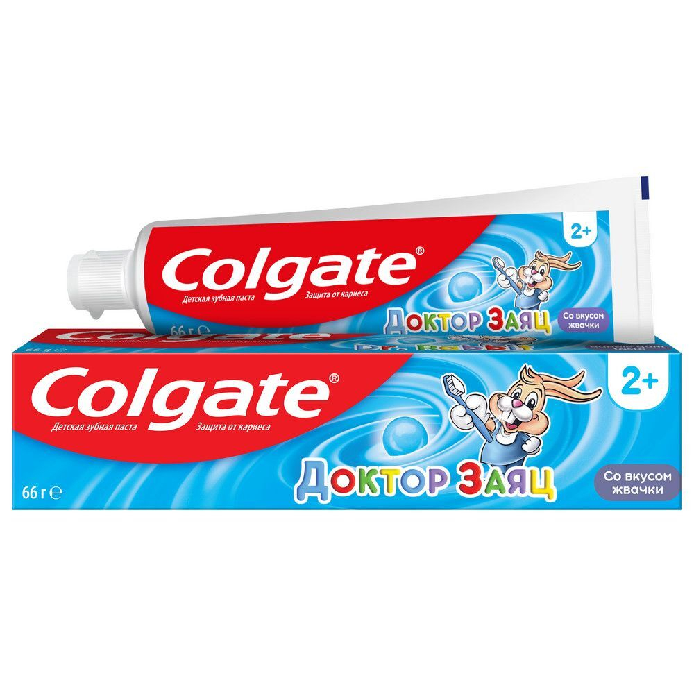 Colgate Зубная паста детская Доктор заяц вкус жвачки 50 мл