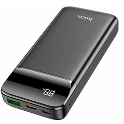 Внешний аккумулятор Hoco J89 10000 mAh (20W, QC3.0, PD, MicroUSB, Type-C) Черный