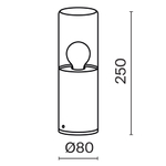 Ландшафтный светильник Outdoor O432FL-01GF