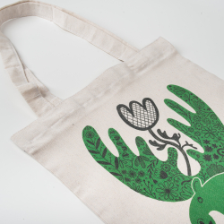 Сумка‑шоппер натуральная светлая