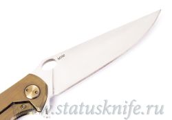 Нож Чебуркова Ворон М390 Карбон Лимитированная серия "Golden Raven"фотография - 6