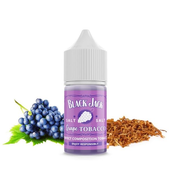 Купить Жидкость  Black Jack Salt - Grape Tobacco 30 мл