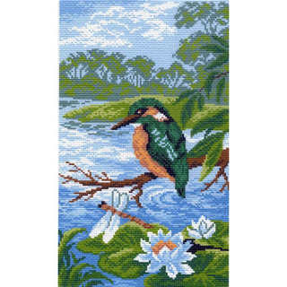 "У воды"-0754 канва с рисунком