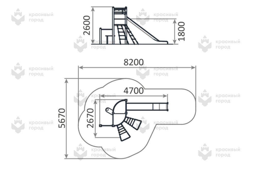 Спортивно-игровой комплекс Кемпер тип-1