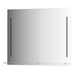 Зеркало Evoform с полочкой 90 см с 2-мя встроенными LED-светильниками 11 W 90x75 см