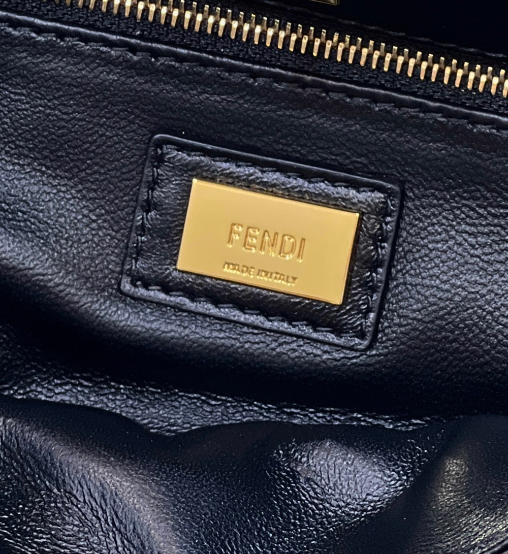 Fendi Peekaboo Mini Sheepskin Fur Bag