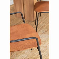 Стул с подлокотниками Torfrid, орех