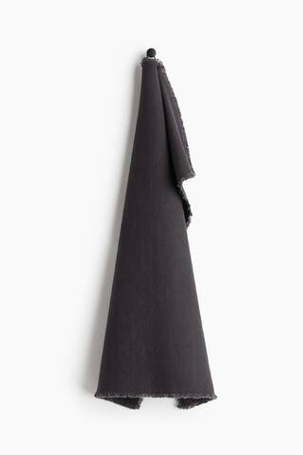 H&M HOME Однотонное кухонное полотенце, темно-серый