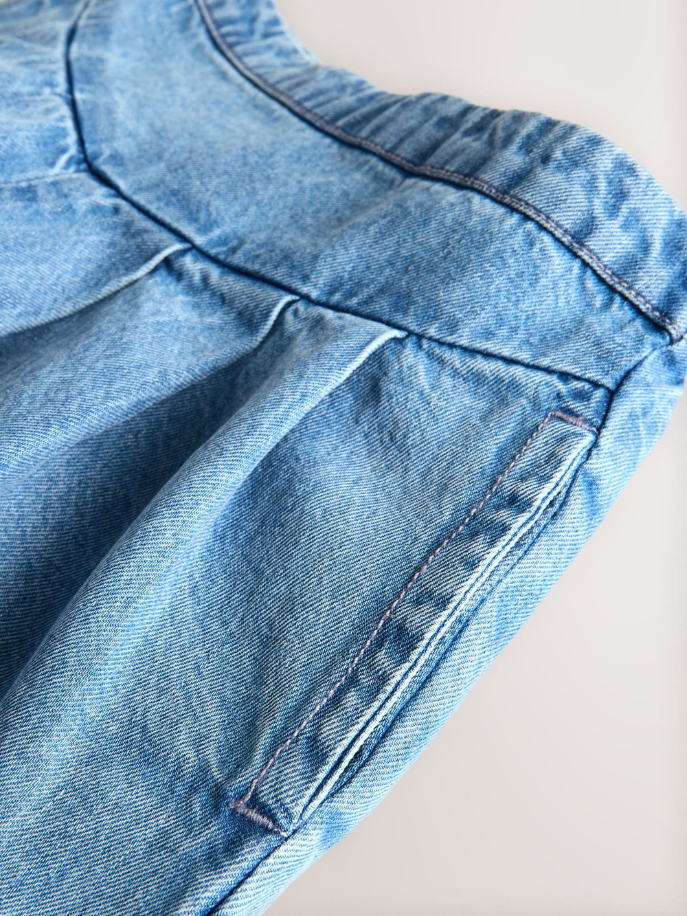 Рубашка и джинсы в комплекте для девочки Next E86-971, Синий, Салатовый