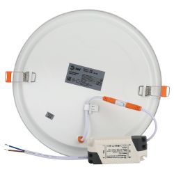 Светильник светодиодный встраиваемый Даунлайт ЭРА LED 1-18-4K Slim панель 18Вт 4000К круг