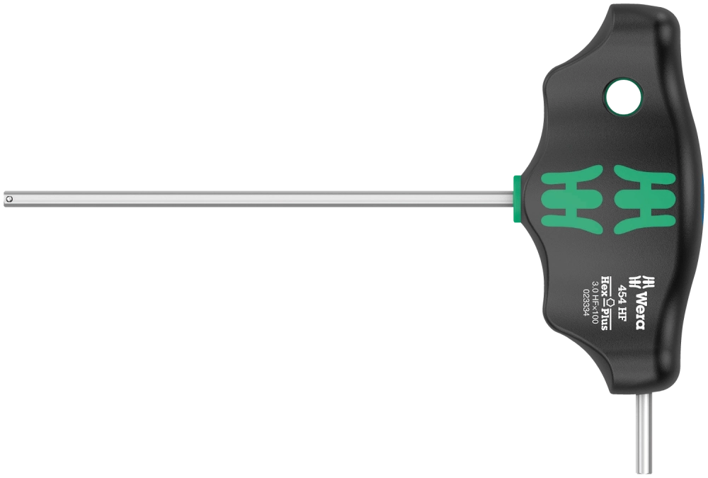 Шестигранная отвёртка с поперечной ручкой, Hex-Plus 3х100 мм WERA 05023334001