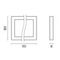 Рамка пластиковая Voltum S70 на 2 поста, (сталь) VLS100205