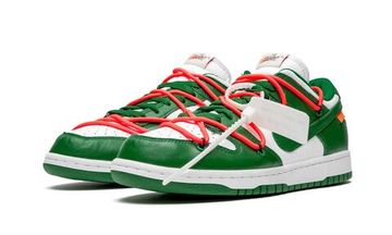 Кроссовки Nike SB Dunk Low "Off-White - Pine Green"