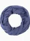 Снуд женский текстильный, цвет синий, размер 70х75