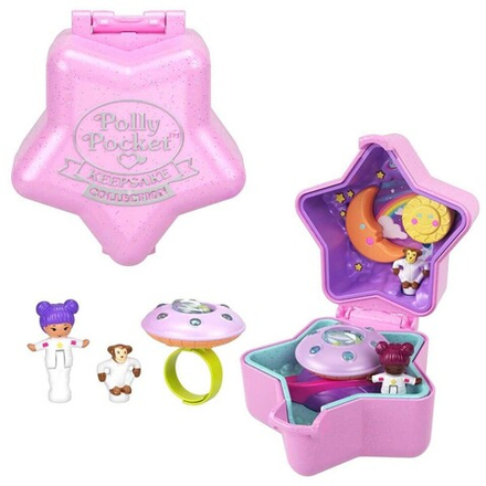 Polly Pocket - Звездный компактный набор с кольцом JCB25
