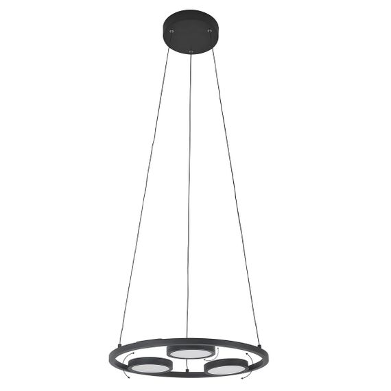 Подвесная светодиодная люстра Crystal Lux CLT 027C3 D450 BL