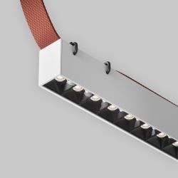 Трековый светодиодный светильник Maytoni Parity Points TR128B-12W4K-M-W