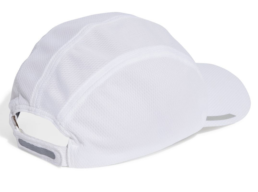 Теннисная кепка Adidas Running Mesh Cap Aeroready - white/reflective silver