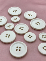 Пуговицы на прокол16 белые
