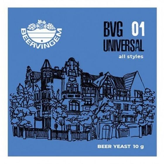 Сухие дрожжи Beervingem Universal BVG01, 10 г